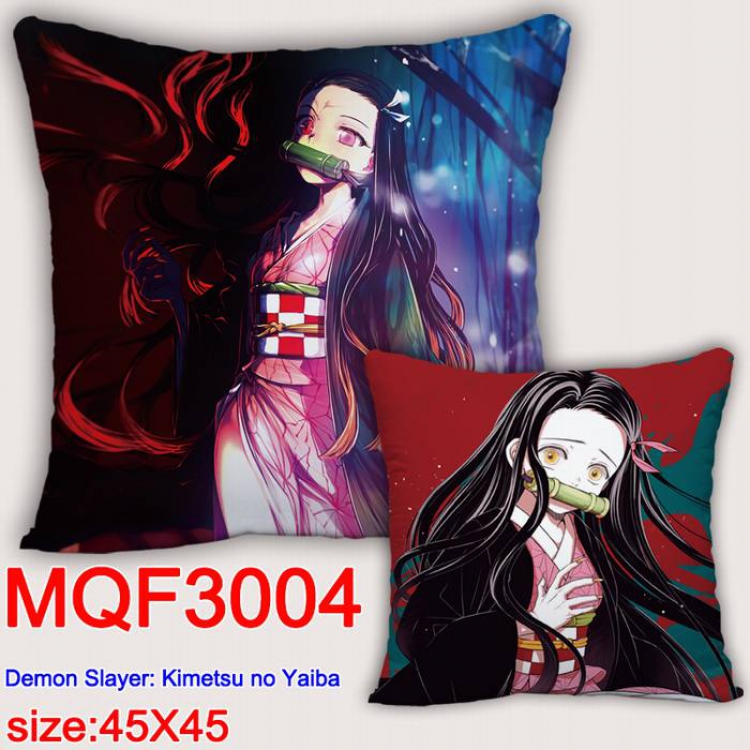Demon Slayer Kimets Double-sided full color pillow dragon ball 45X45CM MQF 3004
