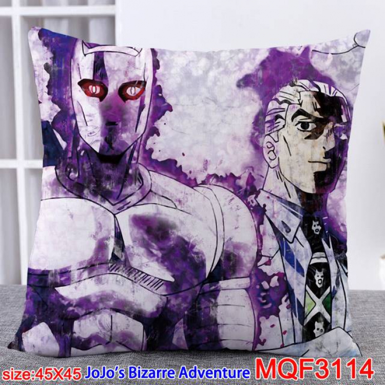 JoJos Bizarre Adventure Double-sided full color pillow dragon ball 45X45CM MQF 3114-1