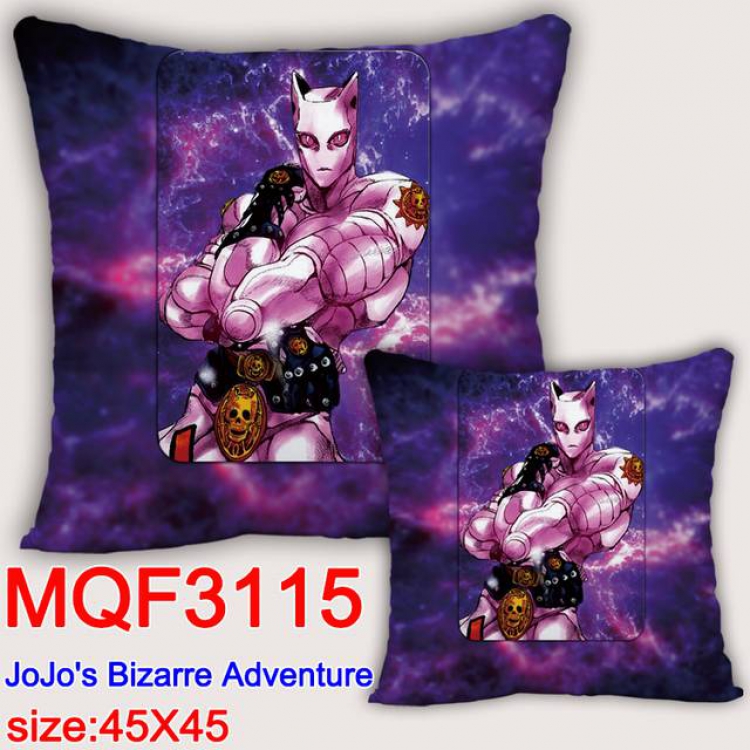 JoJos Bizarre Adventure Double-sided full color pillow dragon ball 45X45CM MQF 3115-1