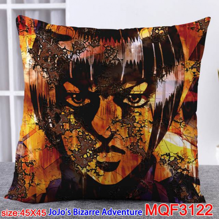 JoJos Bizarre Adventure Double-sided full color pillow dragon ball 45X45CM MQF 3122-1