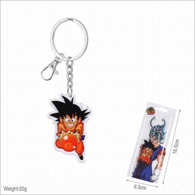 Dragon Ball Son Goku  Acrylic keychain pendant price for 5 pcs