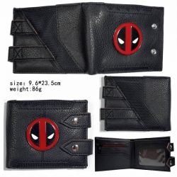 Deadpool PU Tri-fold button wa...