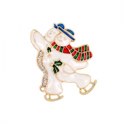 Christmas series Snowman Badge...