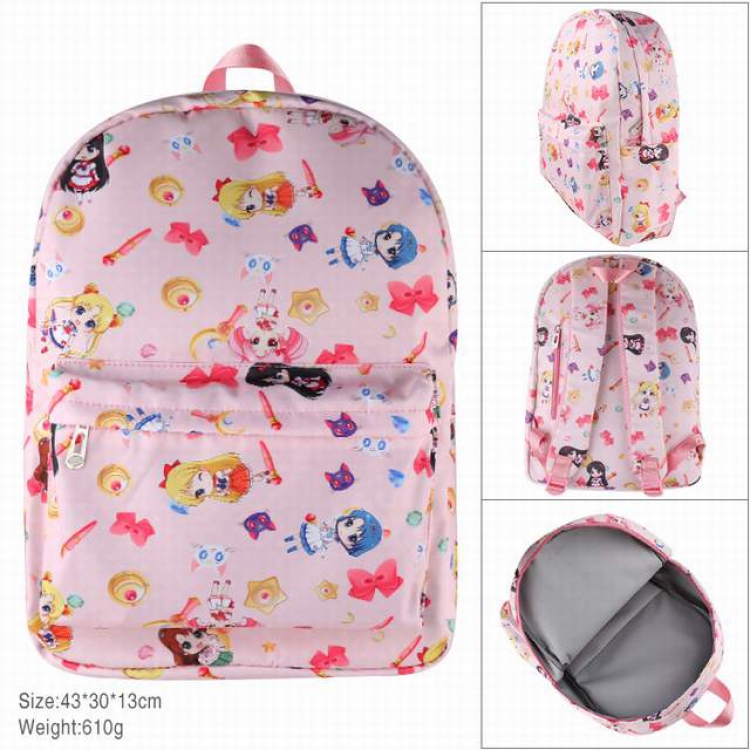 SailorMoon Cotton imitation nylon composite Waterproof fabric backpack
