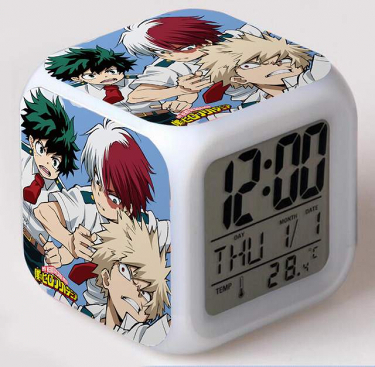 My Hero Academia-1 Colorful Mood Discoloration Boxed Alarm clock