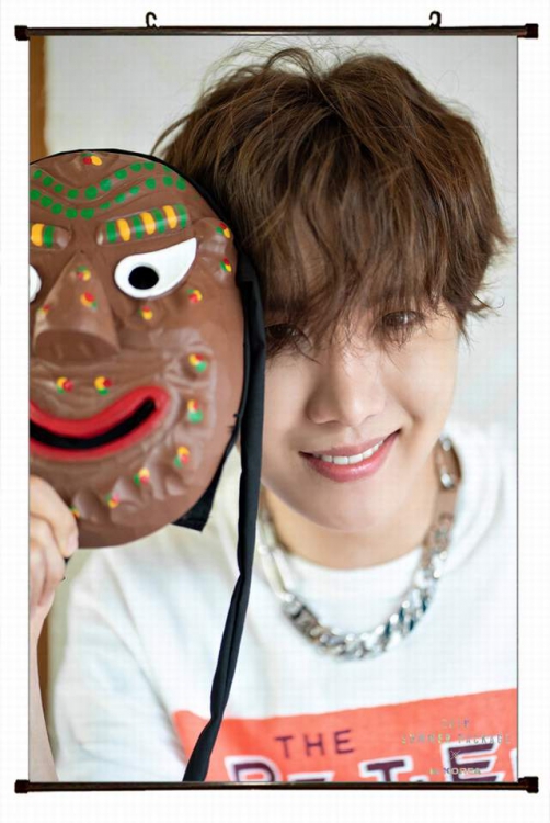 BTS Plastic pole cloth painting Wall Scroll 60X90CM preorder 3 days BS-712 NO FILLING