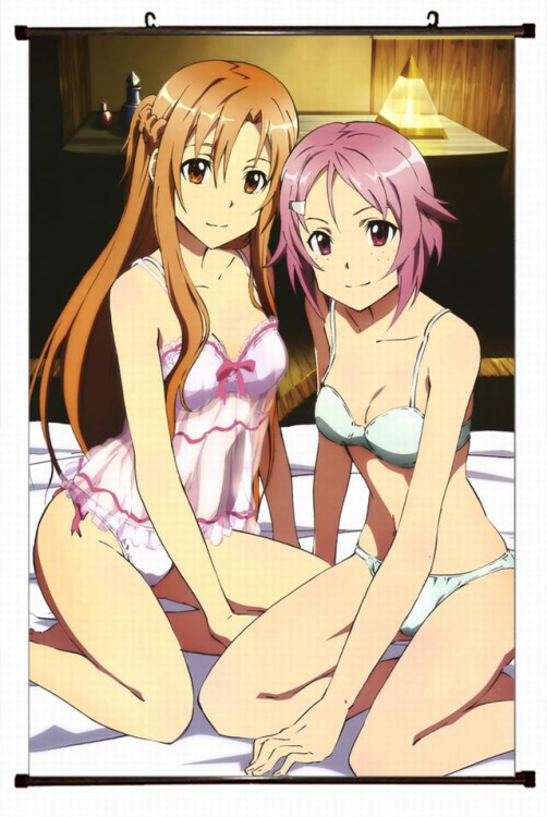 Sword Art Online Plastic pole cloth painting Wall Scroll 60X90CM preorder 3 days d5-30 NO FILLING