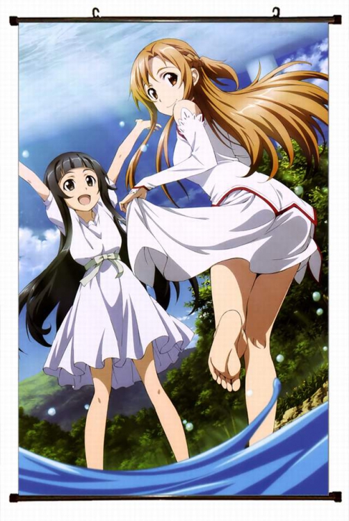 Sword Art Online Plastic pole cloth painting Wall Scroll 60X90CM preorder 3 days d5-77A NO FILLING