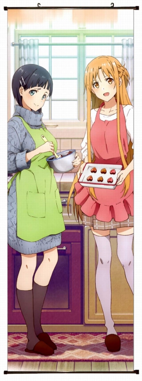 Sword Art Online Plastic pole cloth painting Wall Scroll 60X170CM preorder 3 days d5-250 NO FILLING