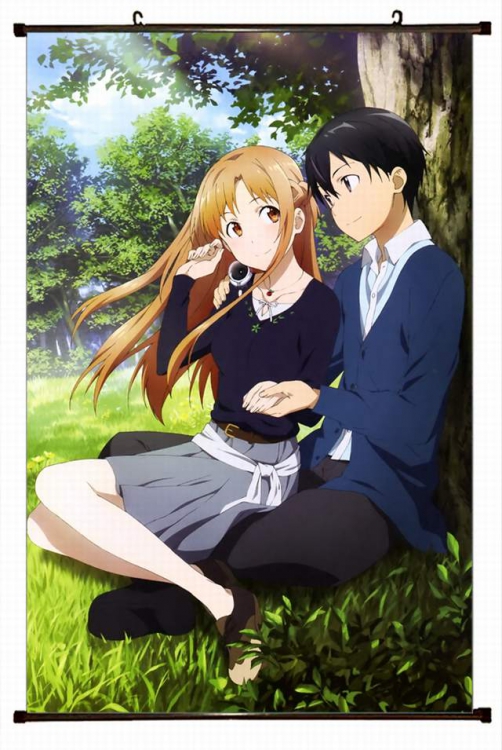 Sword Art Online Plastic pole cloth painting Wall Scroll 60X90CM preorder 3 days d5-137A NO FILLING
