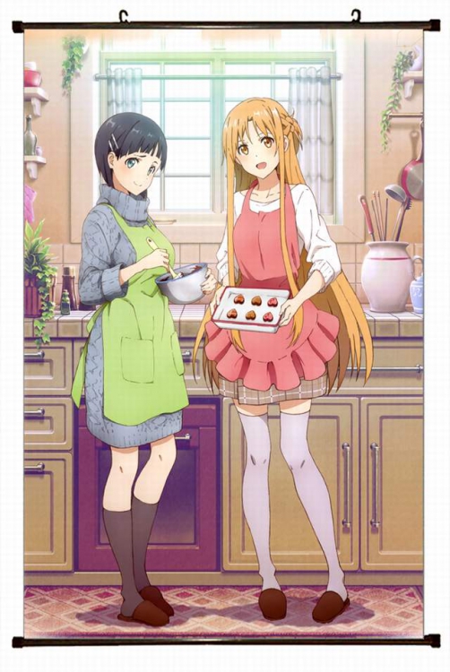 Sword Art Online Plastic pole cloth painting Wall Scroll 60X90CM preorder 3 days d5-250 NO FILLING