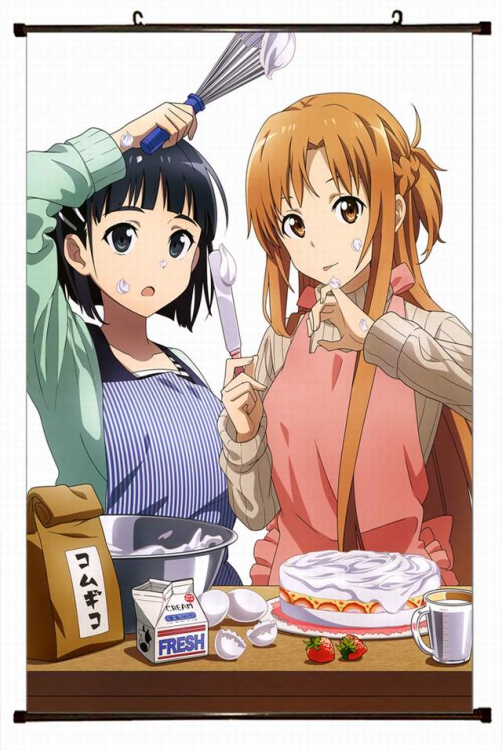 Sword Art Online Plastic pole cloth painting Wall Scroll 60X90CM preorder 3 days d5-248 NO FILLING
