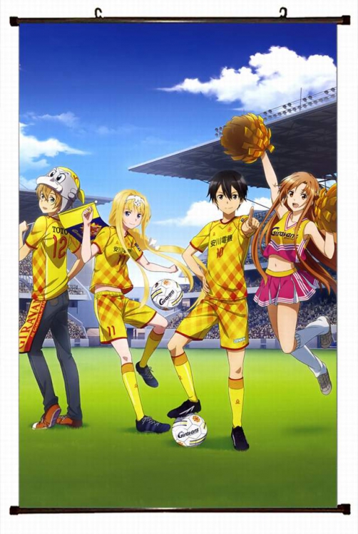 Sword Art Online Plastic pole cloth painting Wall Scroll 60X90CM preorder 3 days d5-356A NO FILLING