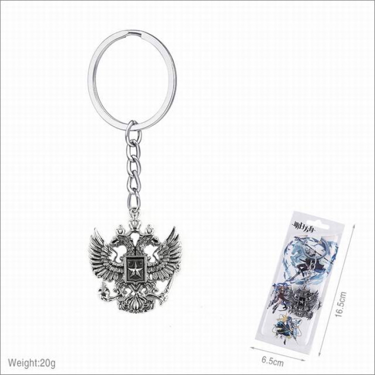 Arknights Keychain  pendant 6.5X16.5CM 20G Style G