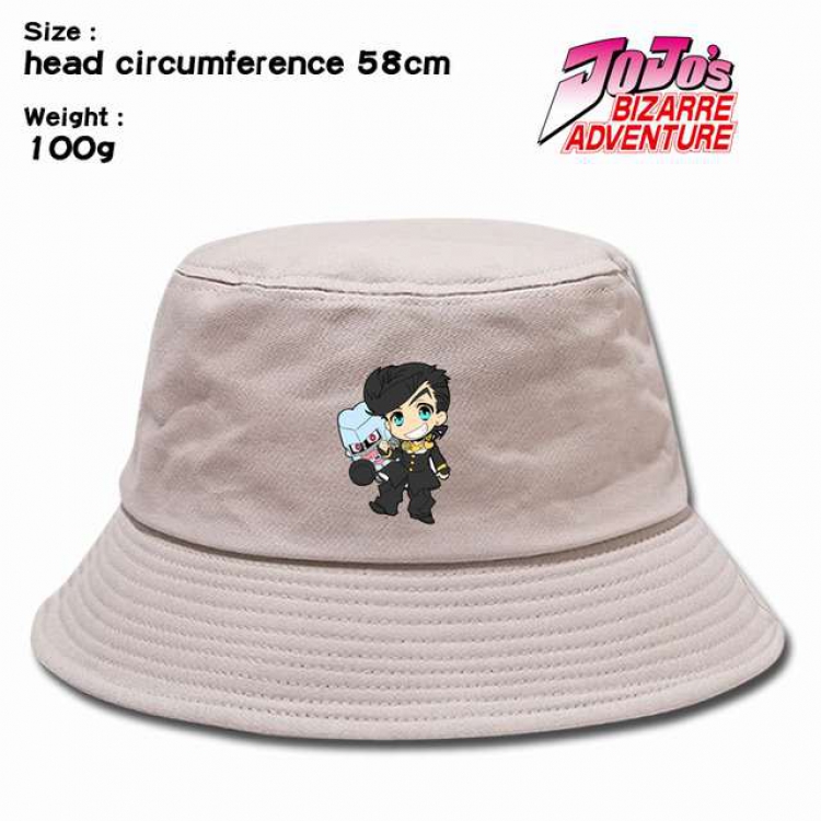 JoJos Bizarre Adventure Anime silkscreen canvas fisherman hat