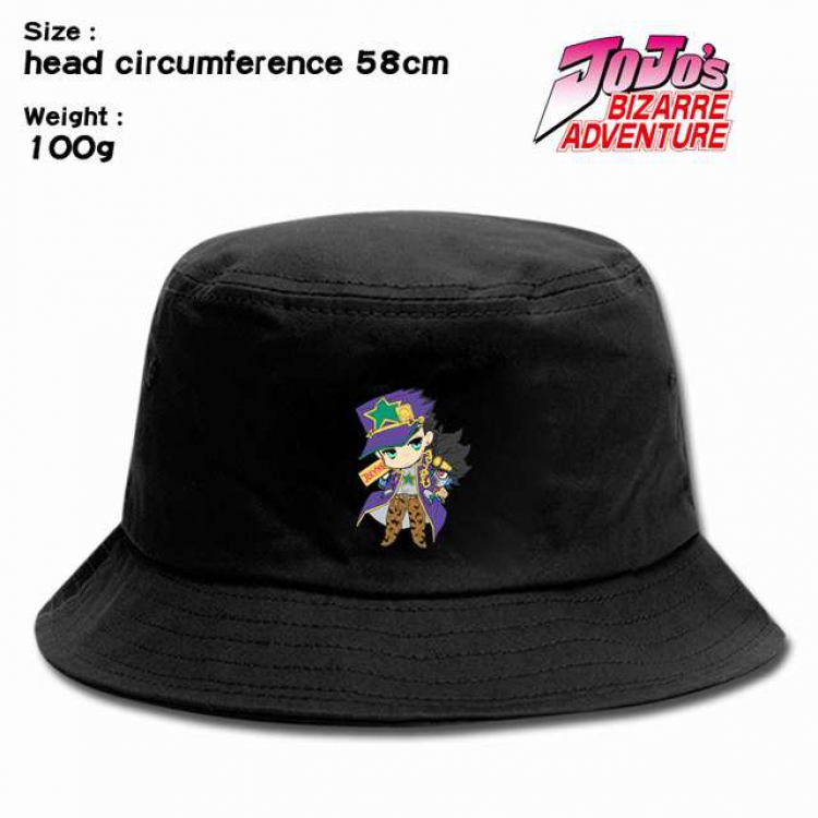JoJos Bizarre Adventure Anime silkscreen canvas fisherman hat