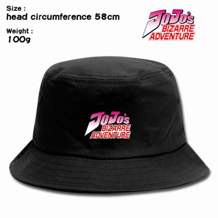 JoJos Bizarre Adventure Anime silkscreen canvas fisherman hat