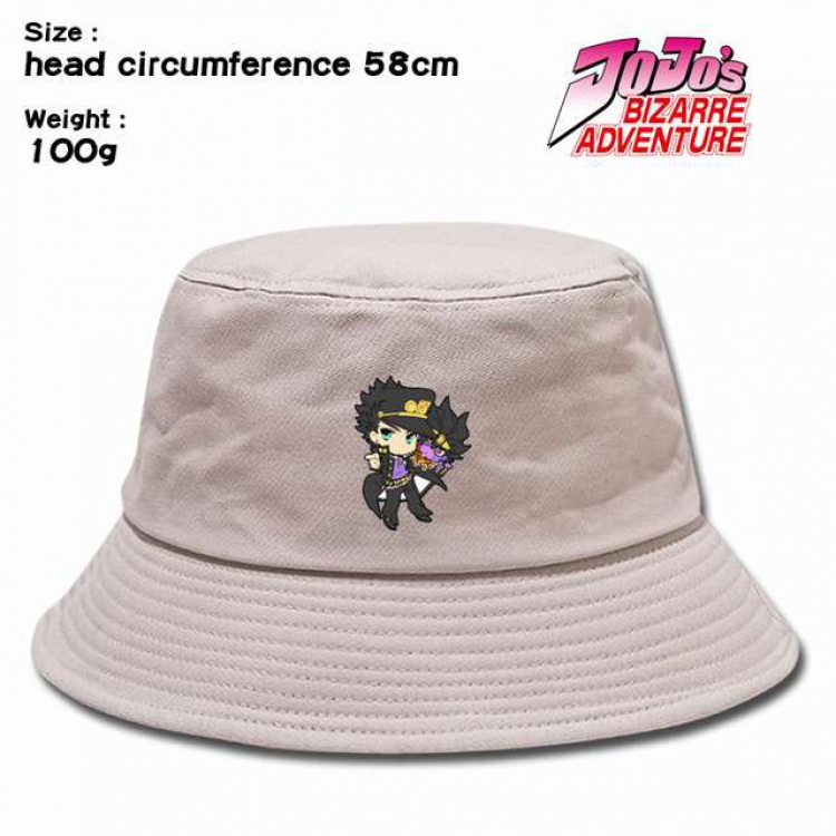 JoJos Bizarre Adventure Anime silkscreen canvas fisherman hat