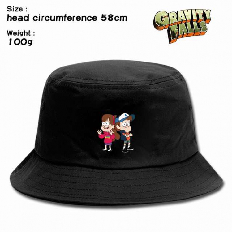 Gravity Falls Anime silkscreen canvas fisherman hat