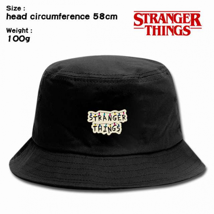 Stranger Things Anime silkscreen canvas fisherman hat
