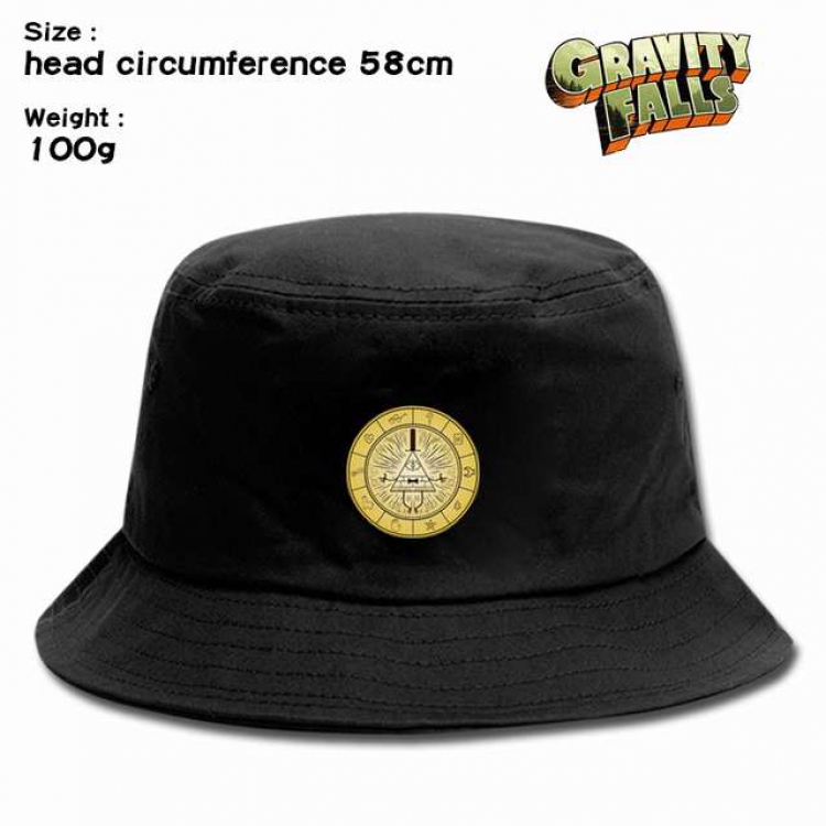 Gravity Falls Anime silkscreen canvas fisherman hat