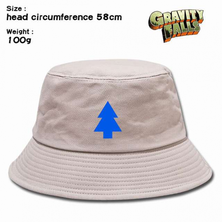 Gravity Falls Anime silkscreen canvas fisherman hat