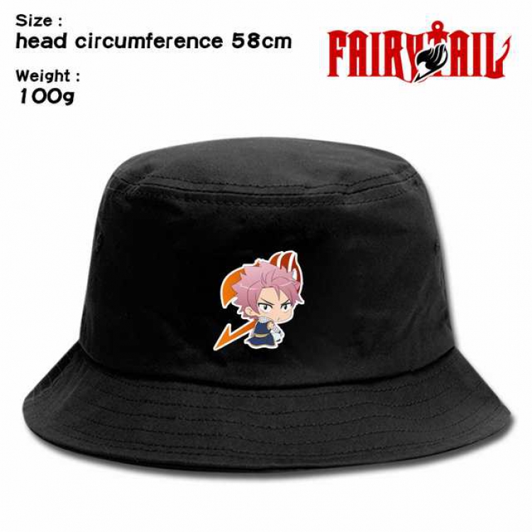 Fairy Tail  Natsu • Dragneel Anime silkscreen canvas fisherman hat