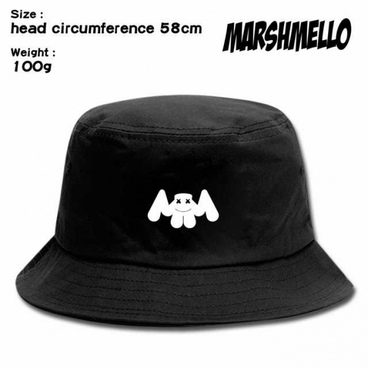 Marshmello Anime silkscreen canvas fisherman hat