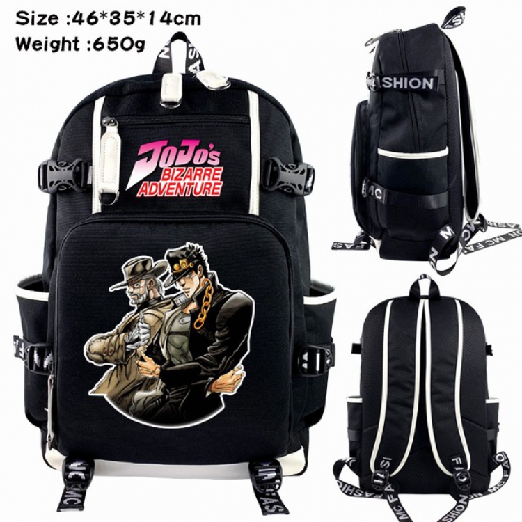 JoJos Bizarre Adventure Anime Backpack schoolbag 46X35X14CM 650G