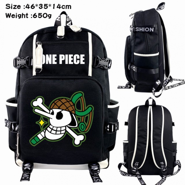 One Piece Anime Backpack schoolbag 46X35X14CM 650G