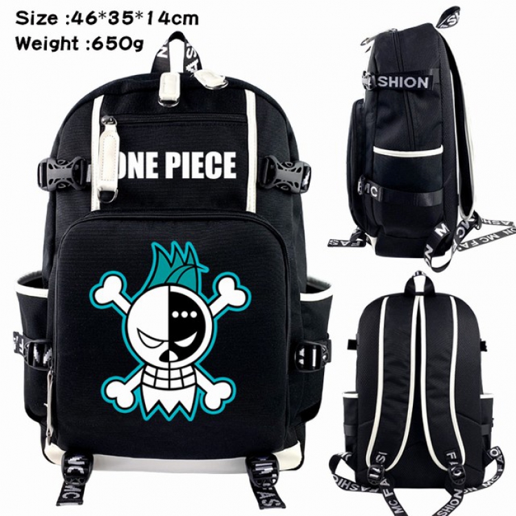 One Piece Anime Backpack schoolbag 46X35X14CM 650G
