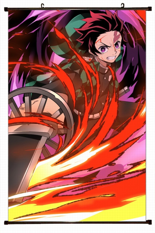 Demon Slayer Kimets Plastic pole cloth painting Wall Scroll 60X90CM preorder 3 days G4-39 NO FILLING