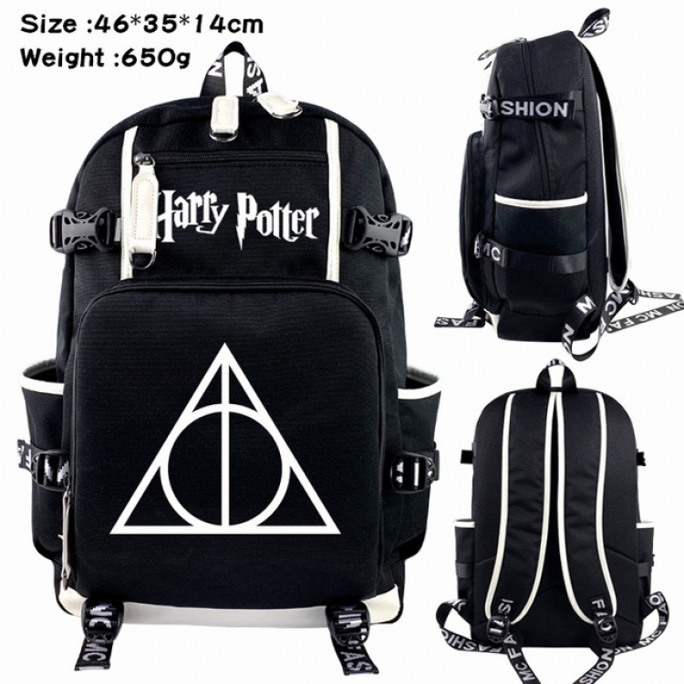 Harry Potter Anime Backpack schoolbag 46X35X14CM 650G