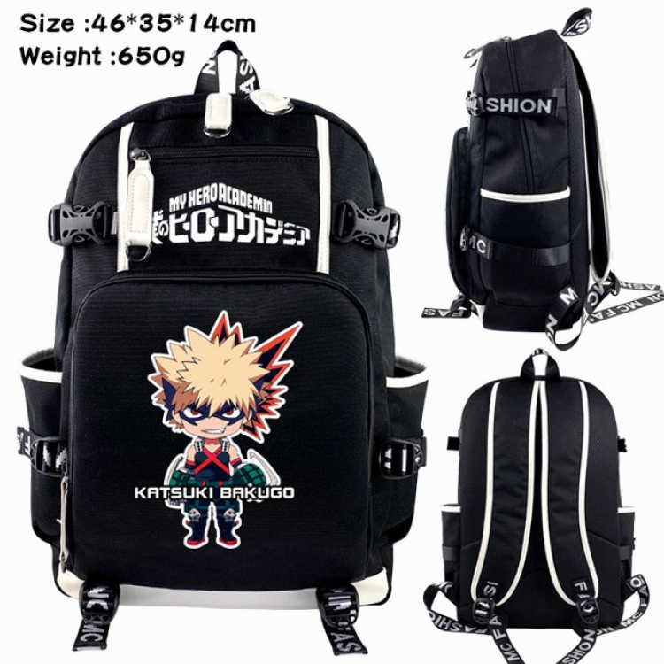 My Hero Academia Anime Backpack schoolbag 46X35X14CM 650G