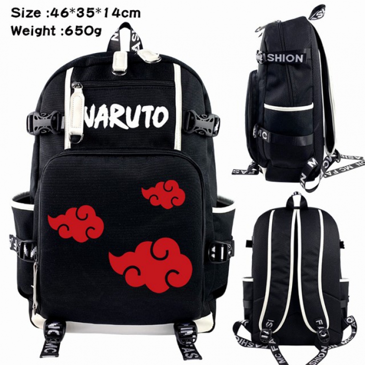Naruto Anime Backpack schoolbag 46X35X14CM 650G