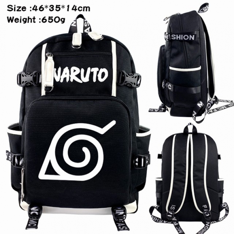 Naruto Anime Backpack schoolbag 46X35X14CM 650G