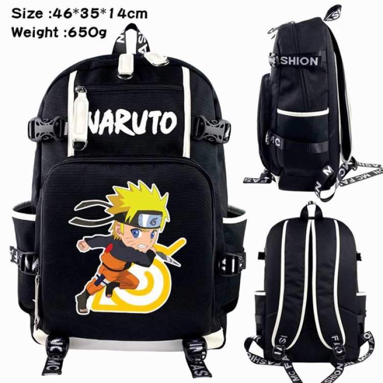 Naruto Anime Backpack schoolbag 46X35X14CM 650G