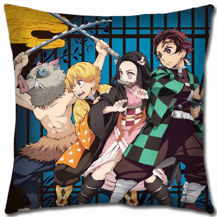 Demon Slayer Kimets Double-sided full color pillow cushion 45X45CM G4-16 NO FILLING