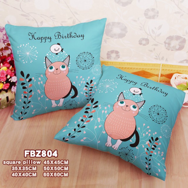 Animal Double-sided full color pillow cushion 45X45CM-FBZ804