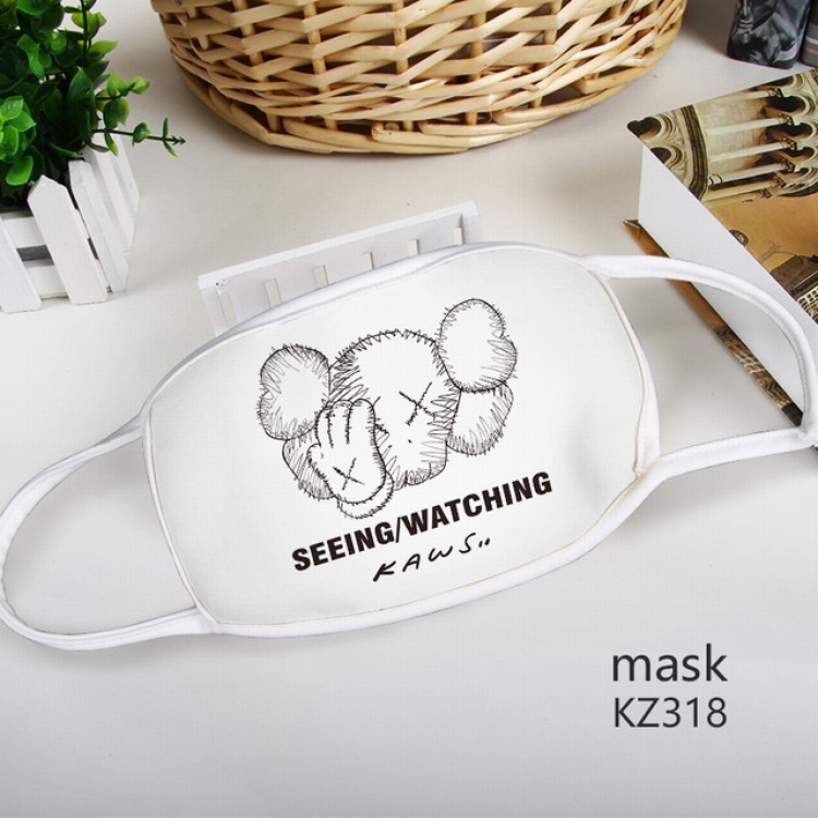 Personality Color printing Space cotton Mask price for 5 pcs KZ318