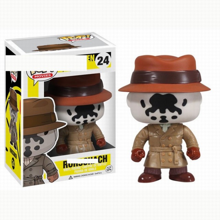 FUNKO POP24 Watchmen Rorschach Boxed Figure Decoration Model 10CM