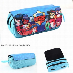 Brawl Stars Double zipper PU p...