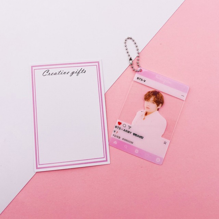 BTS V Keychain pendant a set price for 10 pcs
