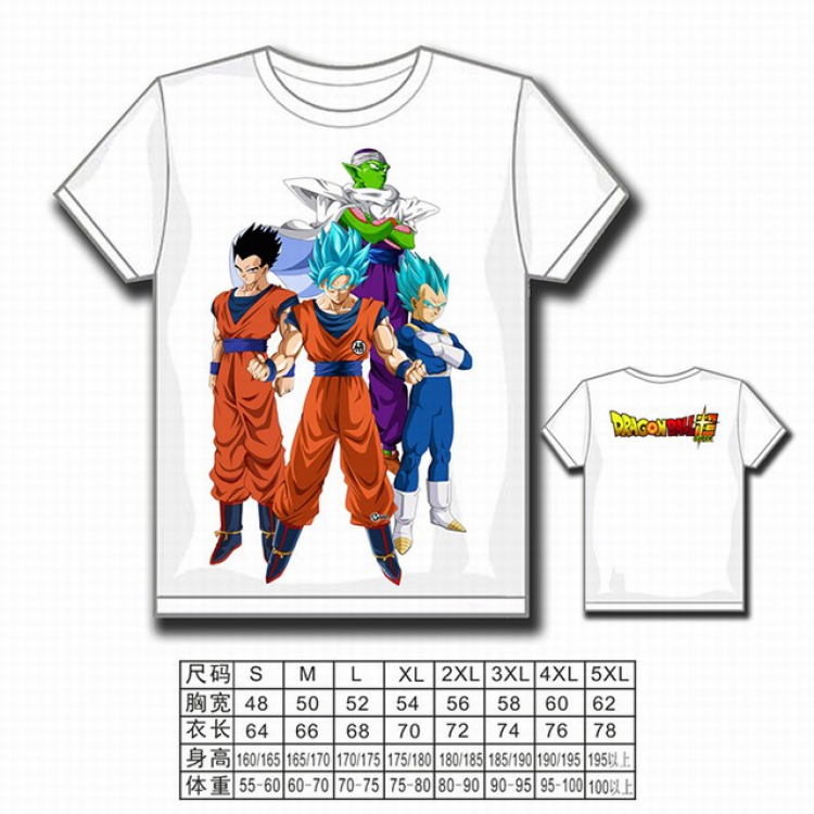 Dragon Ball Full color printed short-sleeved T-shirt S M L XL 2XL 3XL 4XL 5XL