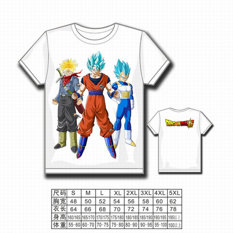 Dragon Ball Full color printed short-sleeved T-shirt S M L XL 2XL 3XL 4XL 5XL