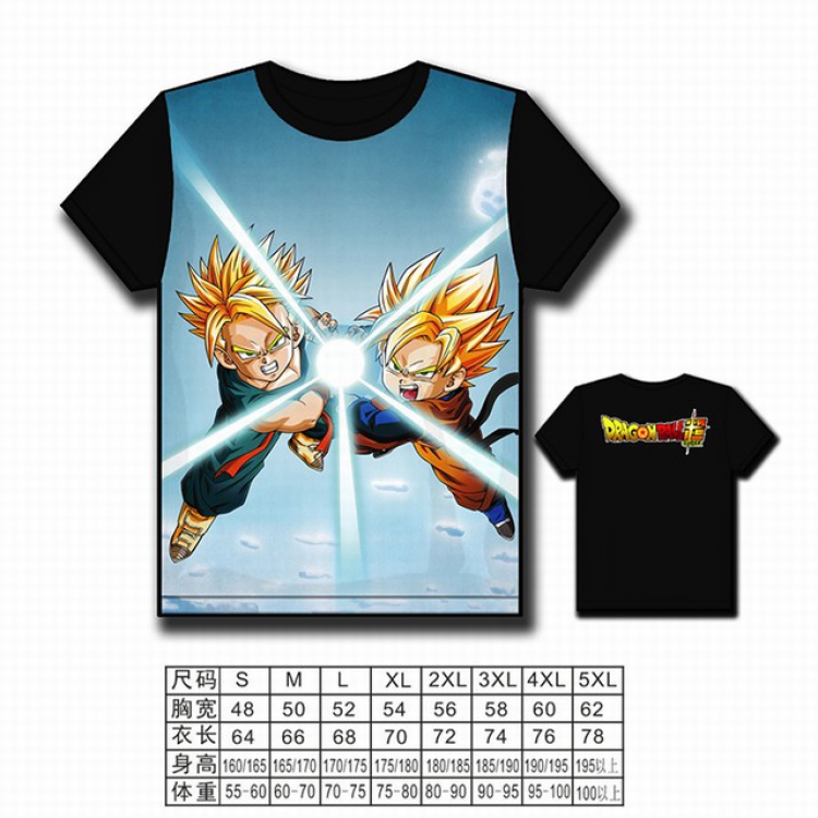 Dragon Ball Full color printed short-sleeved T-shirt S M L XL 2XL 3XL 4XL 5XL