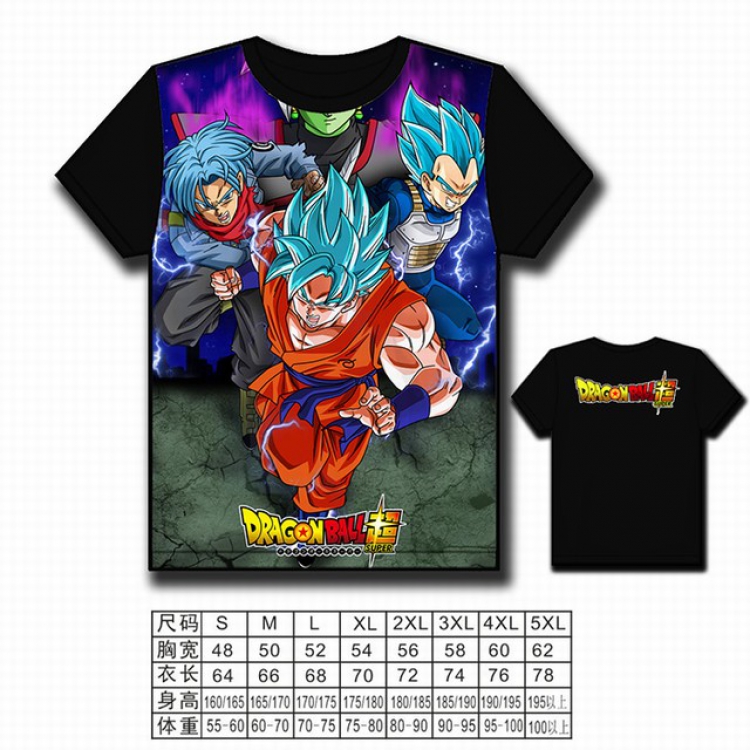 Dragon Ball Full color printed short-sleeved T-shirt S M L XL 2XL 3XL 4XL 5XL