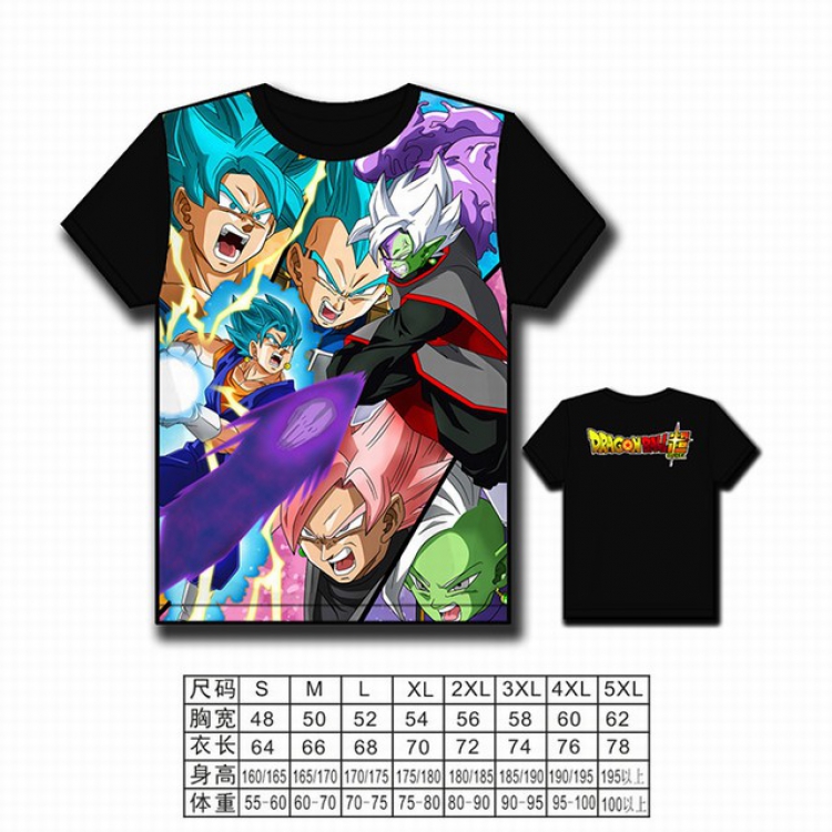 Dragon Ball Full color printed short-sleeved T-shirt S M L XL 2XL 3XL 4XL 5XL