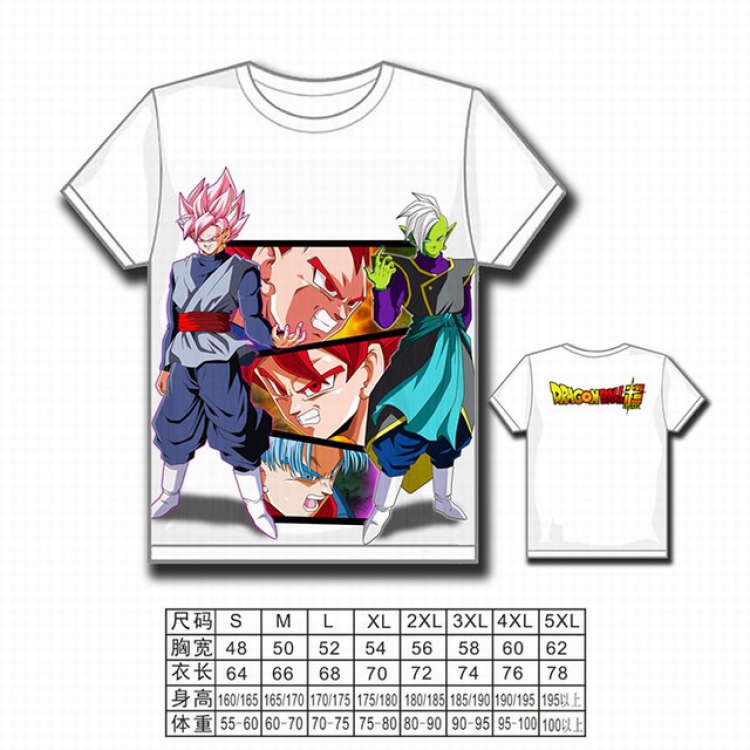 Dragon Ball Full color printed short-sleeved T-shirt S M L XL 2XL 3XL 4XL 5XL
