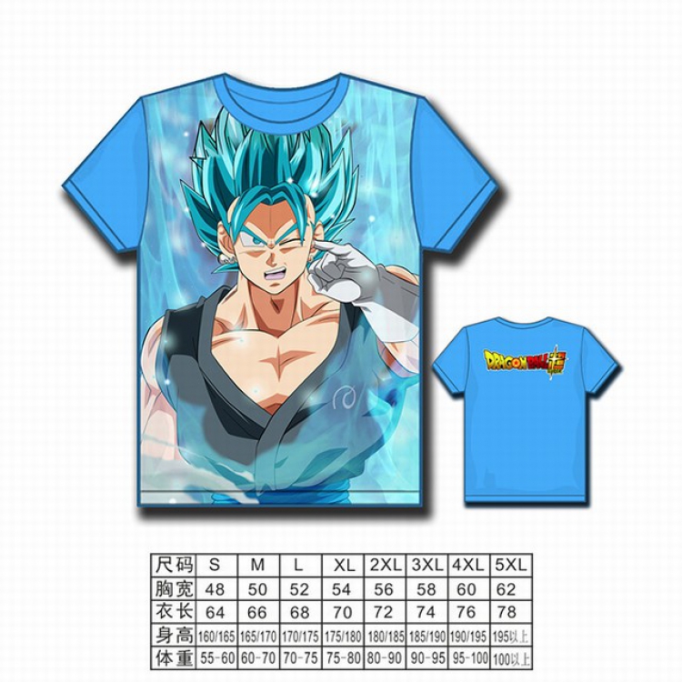 Dragon Ball Full color printed short-sleeved T-shirt S M L XL 2XL 3XL 4XL 5XL